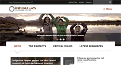 Desktop Screenshot of indianlaw.org