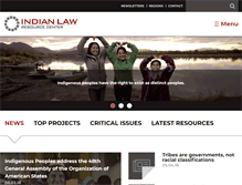 Tablet Screenshot of indianlaw.org